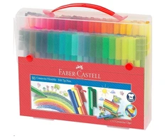 Faber-Castell - jungiamieji rašikliai, nešiojimo dėklas, 80 vnt. (155579)