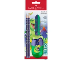 Faber-Castell - pieštukų rinkinys dinozauras GP + priedai (111519)
