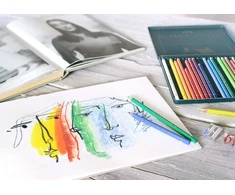 Faber-Castell - Polychromos spalvoti pieštukai, 24 vnt. dėžutėje (110024)