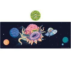 Fanatik Rick Morty stalo kilimėlis ir padėkliukų rinkinys