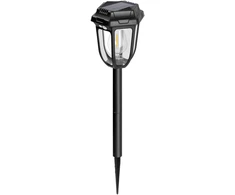 FANOS LED 2 viename saulės energija varomas šviestuvas su judesio jutikliu, 300 lm, IP44, 3000 K, 1200 mAh