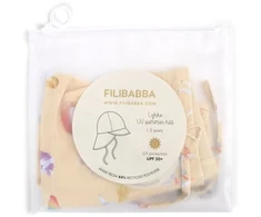 Filibabba - Lykke UV vasarinė kepurė - Vienaragio krantai - Geltona - 1-3 metų vaikams