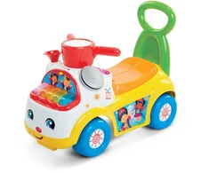Fisher Price muzikinis paradas važiuojamasis geltonas