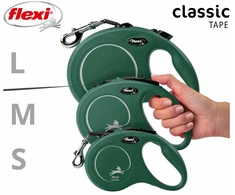 Flexi Koppel New Classic diržo juosta S, 5 m, alyvuogių spalvos, maks. 15 kg