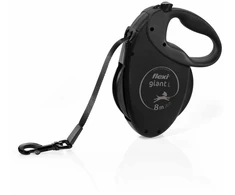 Flexi pavadėlis Giant L, juodas, 50 kg, 8 m.