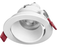Orno FONDI RC dekoratyvinis prožektoriaus rėmelis, MR16/GU10, maks. 50 W, apvalus, fiksuotas, aliuminis, baltas