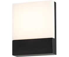 Sieninis šviestuvas Orno FREZJA LED 9W, sodo šviestuvas, 750lm, IP65, 4000K, juodas