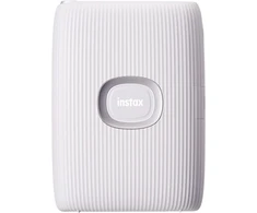 Skeneris „Fuji“ „Instax Mini Link 2“ su LED šviesos girlianda – molio baltumo