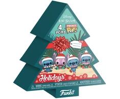 Funko Pop! - Raktų pakabukų 4 vnt. pakuotė, siūlių formos medžio dėžutė (86092)