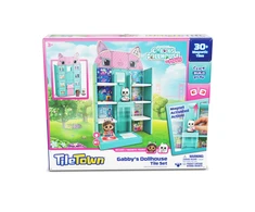 Gabby's Dollhouse Plytelių miestelis – Gabbys lėlių namelio magnetinių plytelių rinkinys (90343)