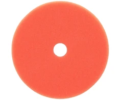 Dedra Gąbka Poliravimo kempinė su lipdukais, kieta, 75 mm, 25 mm storio (oranžinė)