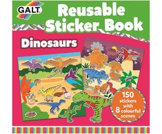 Galt - daugkartinio naudojimo lipdukų knygelė - dinozaurai (55-1005101)