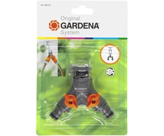 Gardena – dvikryptis vožtuvas – 26,5 mm (G 3/4 colio) ir 21 mm (G 1/2 colio) sriegis – su adapteriu