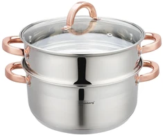 Klausberg Puodas Garinimo puodas 3 guobų, 24 cm, 5,0 l kb-7734