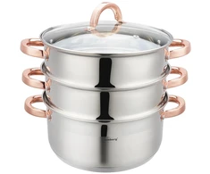 Klausberg Puodas Garinimo puodas, 4 guobų, 24 cm, 5,0 l kb-7735