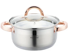 Klausberg Puodas Garintuvas 3 guobų, 18 cm, 2,5 l kb-7725