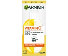 „Garnier Skin Active“ skaistinamasis ir švytėjimą suteikiantis serumas-kremas su vitaminu C, 50 ml
