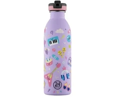 Gertuvė 24Bottles - Urban butelis - Music Friends - Lila - 500 ml