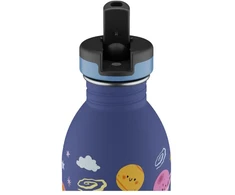 Gertuvė 24Bottles - Urban butelis - Space Friends - Mėlynas - 500 ml