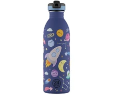 Gertuvė 24Bottles - Urban butelis - Space Friends - Mėlynas - 500 ml