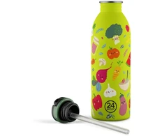 Gertuvė 24Bottles - Urban buteliukas - Veggie Friends - Laimo skonio - 500 ml