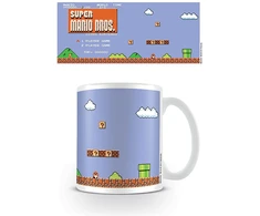 Gertuvė Nintendo - Super Mario Retro Title puodelis - baltas