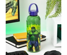 Gertuvė Paladone „Marvel“ – Hulk metalinis vandens butelis su nešiojimo kilpa