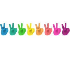 Gertuvė Winkee - gėrimų žymekliai - „Peace“ - 8 vnt. rinkinys
