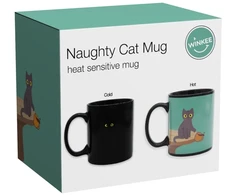 Gertuvė Winkee - karščiui jautrus puodelis „Naughty Cat“