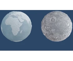 Gertuvė „Winkee“ – ledo kubelių formelė – „Globe and Moon“