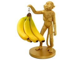 Gertuvė Winkee - Vaisių laikiklis - Beždžionės formos bananų laikiklis - Auksinis