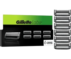„Gillette“ – „GilletteLabs“ skutimosi peiliukai – žali/juodi – 6 vnt.