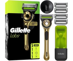 „Gillette Labs“ skustuvas su šveičiamąja juostele, „Champion Gold Edition“, žalias/juodas