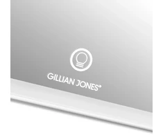 Gillian Jones - planšetinio kompiuterio veidrodis su LED ir USB-C įkrovimu, baltas