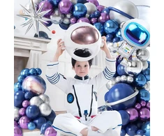 Girlanda Balionų girlianda Astronauto gimtadienio balionų rinkinys 108 vnt.