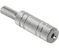 Gniazdo Lizdas 2,5 mm stereo lizdas metaliniu kabeliu „Cabletech“