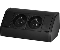 Orno Lizdas Baldų lizdas 2x2P+Z, juodas