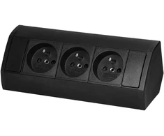 Orno Lizdas Baldų lizdas 3x2P+Z, juodas