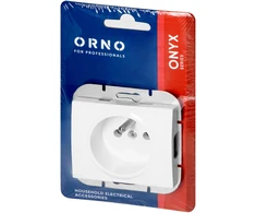 Gniazdo Lizdas Lizdas su 2P+Z Onyx, 16A, 250V, PT-16O, baltas