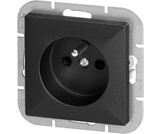 Gniazdo Lizdas Lizdas su 2P+Z Pearl, 16A, 250V, PT-16P, juodas