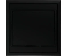 Gniazdo Lizdas Lizdas su 2P+Z, Schuko, atsparus vandeniui su atvartu „Luna“, 16A, 250V, PT-17LH, juodas