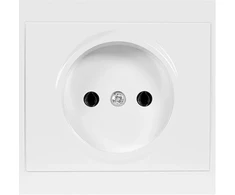 Gniazdo Lizdas Lizdas su išėjimu 2P Luna, 16A, 250V, PT-15L, baltas