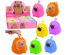 Lean Toys Antistresinis žaislas kapibara mišrios spalvos