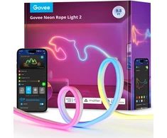„Govee“ neoninė virvės formos šviesa 2–3 m išmanioji RGBIC LED šviesos juosta