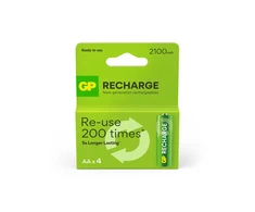 GP Battery GP - Įkraunamos baterijos, AA dydis, 2100 mAh, 4 vnt. pakuotė