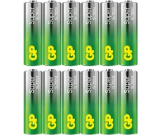 GP Battery GP - Super Alkaline AA baterijos, 15A/LR6, 1,5 V, 12 vnt. pakuotė