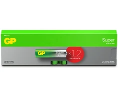 GP Battery GP - Super Alkaline AA baterijos, 15A/LR6, 1,5 V, 12 vnt. pakuotė