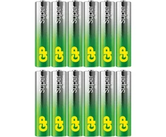 GP Battery GP - Super šarminės AAA baterijos, 24A/LR03, 1,5 V, 12 vnt. pakuotė
