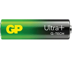 GP Battery GP - „Ultra Plus“ šarminės baterijos, AA dydžio, 15AU/LR6, 1,5 V (4 vnt. pakuotė)