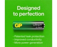 GP Battery GP - Ultra Plus šarminės D formos baterijos, 13A/LR20, 2 vnt. pakuotėje
